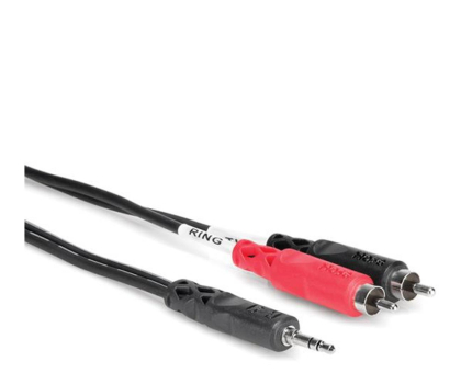Kabel audio Hosa Kabel breakout TRS 3.5 – 2 x RCA, 3m